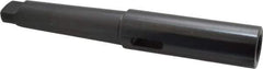 Collis Tool - MT3 Inside Morse Taper, MT4 Outside Morse Taper, Extension Morse Taper to Morse Taper - 9-1/2" OAL, Steel - Exact Industrial Supply