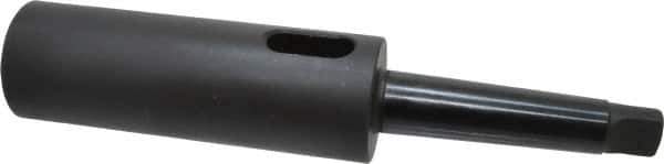 Collis Tool - MT4 Inside Morse Taper, MT3 Outside Morse Taper, Extension Morse Taper to Morse Taper - 9-7/16" OAL, Steel - Exact Industrial Supply