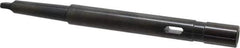 Collis Tool - MT1 Inside Morse Taper, MT2 Outside Morse Taper, Extension Morse Taper to Morse Taper - 10-3/16" OAL, Steel - Exact Industrial Supply