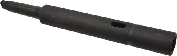 Collis Tool - MT4 Inside Morse Taper, MT4 Outside Morse Taper, Extension Morse Taper to Morse Taper - 16-15/16" OAL, Steel - Exact Industrial Supply