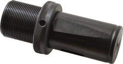 Collis Tool - 1-7/8 - 12 Inch Shank Thread, 1-7/8 Inch Outside Diameter, 3MT Morse Taper Adjustable Adapter Assembly - 2 Inch Axial Adjustment, 1/2 Inch Projection, 5-5/8 Inch Overall Length - Exact Industrial Supply
