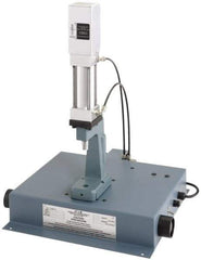 JT&M - 3/4" Ram, 2-1/16" Throat Depth, 660 Lb Pneumatic Arbor Press - 5" Max Work Height x 16" Max Work Width, 18.38" Base Width x 16.12" Base Depth - Exact Industrial Supply