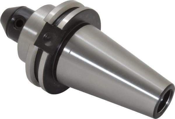 Collis Tool - CAT40 Taper Shank 3/8" Hole End Mill Holder/Adapter - 1" Nose Diam, 2-1/2" Projection, 3/8-24 Drawbar, Through-Spindle Coolant - Exact Industrial Supply