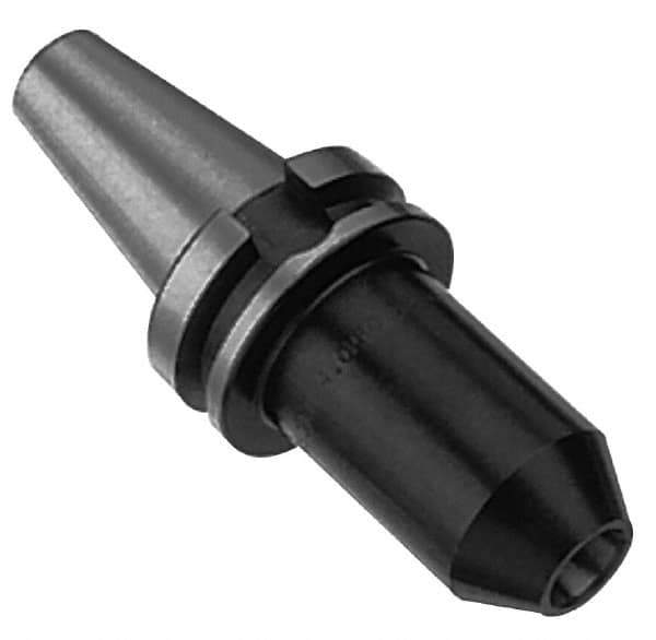 Collis Tool - BT40 Taper Shank 1/4" Hole End Mill Holder/Adapter - 11/16" Nose Diam, 2-1/2" Projection, 1/4-28 Drawbar - Exact Industrial Supply