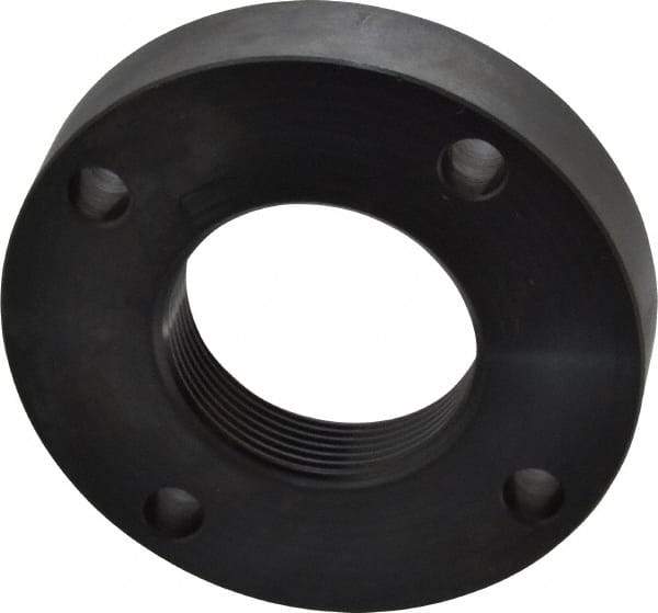 Nook Industries - 2.76" Flange OD x 0.52" Thickness Precision Acme Mounting Flange - For 1" Bars, 4 Mounting Holes, Steel - Exact Industrial Supply