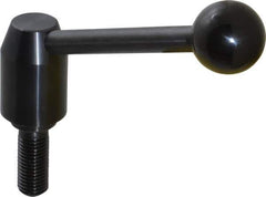 J.W. Winco - M16 x 2.0, 23mm Hub Diam, Steel Threaded Stud Adjustable Clamping Handle - Exact Industrial Supply