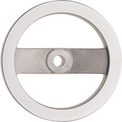 Value Collection - 7.87", 2 Spoke Handwheel - 1.65" Hub, Aluminum, Polished Finish - Exact Industrial Supply