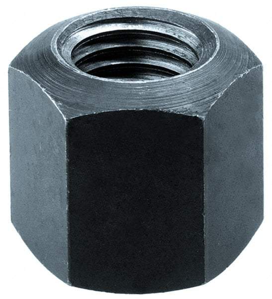Gibraltar - M20, Steel, Black Phosphate Coated, Right Hand Spherical Fixture Nut - 30mm Wide Across Flats, 30mm High, 27mm Radius - Exact Industrial Supply