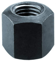 Gibraltar - M16, Steel, Black Phosphate Coated, Right Hand Spherical Fixture Nut - 24mm Wide Across Flats, 24mm High, 22mm Radius - Exact Industrial Supply