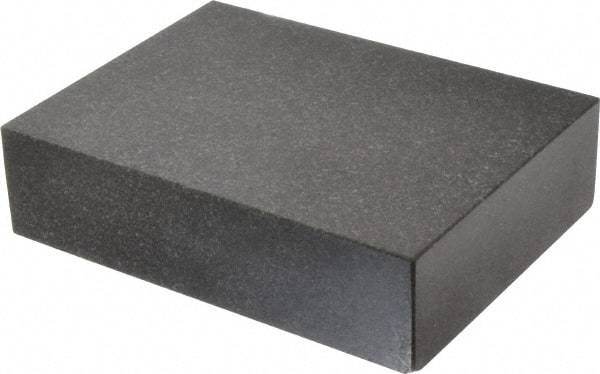 Made in USA - 8" Long x 6" Wide x 2" Thick, Granite Inspection Surface Plate - B Grade - Exact Industrial Supply