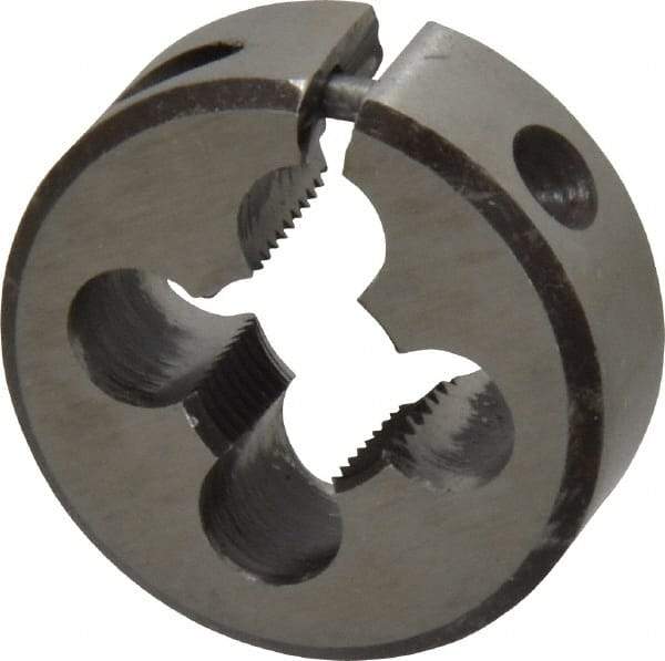 Interstate - 1/8-27 NPT Thread, Round Pipe Die - 1" Outside Diam, High Speed Steel - Exact Industrial Supply