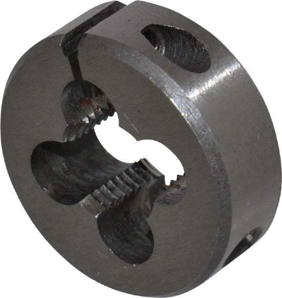 Interstate - 1/8-27 NPS Thread, Round Pipe Die - 1" Outside Diam, High Speed Steel - Exact Industrial Supply