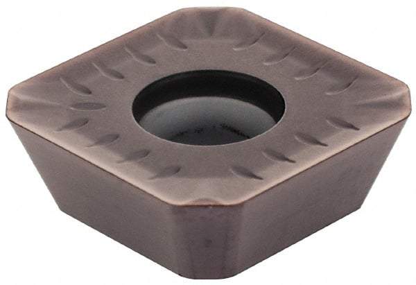 Kennametal - SEKT443 GP2 Grade KC520M Carbide Milling Insert - TiAlN Finish, 3/16" Thick, 14mm Inscribed Circle, 1mm Corner Radius - Exact Industrial Supply