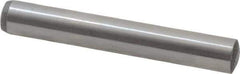 Value Collection - 5mm Diam x 35mm Pin Length Alloy Steel Standard Dowel Pin - C 58-62 Hardness, 9,270 Lb Breaking Strength, 1 Rounded End - Exact Industrial Supply