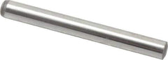 Value Collection - 5mm Diam x 45mm Pin Length Alloy Steel Standard Dowel Pin - C 58-62 Hardness, 9,270 Lb Breaking Strength, 1 Rounded End - Exact Industrial Supply