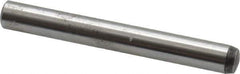 Value Collection - 6mm Diam x 50mm Pin Length Alloy Steel Standard Dowel Pin - C 58-62 Hardness, 13,300 Lb Breaking Strength, 1 Rounded End - Exact Industrial Supply