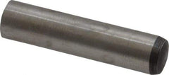 Value Collection - 8mm Diam x 35mm Pin Length Alloy Steel Standard Dowel Pin - C 58-62 Hardness, 23,700 Lb Breaking Strength, 1 Rounded End - Exact Industrial Supply