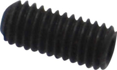 Value Collection - #10-32 UNF, 7/16" OAL, Cup Point Set Screw - Alloy Steel, 3/32" Key - Exact Industrial Supply