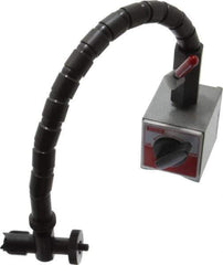 Value Collection - 2-5/16" Long x 2-3/8" Wide x 2-5/32" High Magnetic Indicator Base with On/Off Switch - Flexible Arm - Exact Industrial Supply