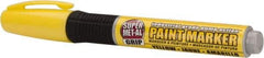 Super Met-Al - Yellow Paint Marker - Oil Based Paint - Exact Industrial Supply
