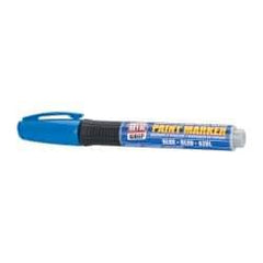 Super Met-Al - Blue Paint Marker - Oil Based Paint - Exact Industrial Supply