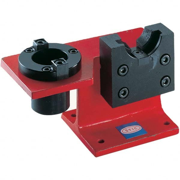 Techniks - Tool Holder Tightening Fixtures Compatible Taper: CAT40 Number of Positions: 2 - Exact Industrial Supply