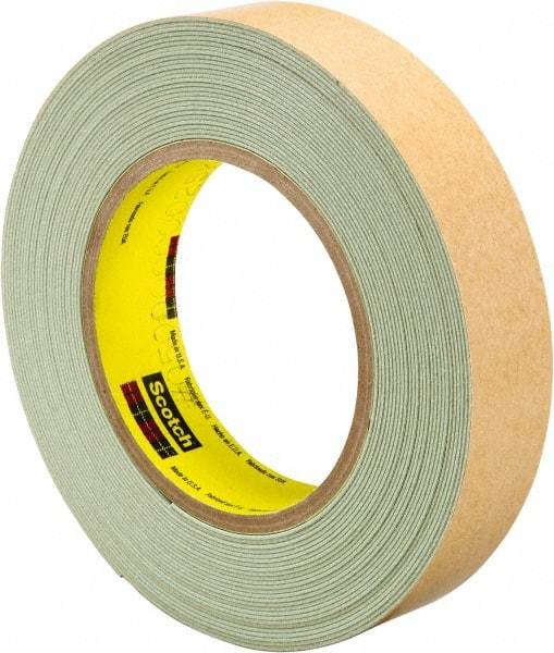 3M - 1" Wide x 10 Yd Long Green Rubber Masking Tape - Series 60894, 33 mil Thick, 25 In/Lb Tensile Strength - Exact Industrial Supply