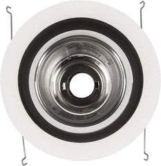 Cooper Lighting - 7-1/4 Inch Wide, Water Resistant, White Fixture Baffle Trim - Metal, UL/cUL Wet Location Listed - Exact Industrial Supply
