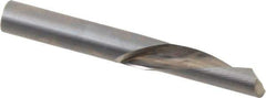 Onsrud - 3/8" Cutting Diam x 1-1/8" Length of Cut, 1 Flute, Downcut Spiral Router Bit - Uncoated, Right Hand Cut, Solid Carbide, 3" OAL x 3/8" Shank Diam, Single Edge, 22° Helix Angle - Exact Industrial Supply