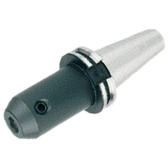 Iscar - CAT40 Taper Shank 1-1/4" Hole End Mill Holder/Adapter - 2-3/4" Nose Diam, 4-1/4" Projection, Through-Spindle & DIN Flange Coolant - Exact Industrial Supply