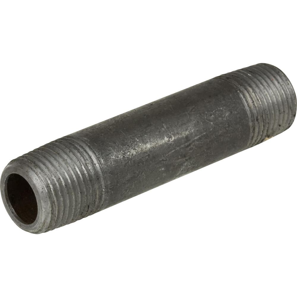 Black Pipe Nipples & Pipe; Thread Style: Threaded on Both Ends; Schedule: 40; Construction: Welded; Lead Free: No; Standards:  ™ASTM A53; ASTM ™A733;  ™ASME ™B1.20.1; Nipple Type: Threaded Nipple; Overall Length: 9.50