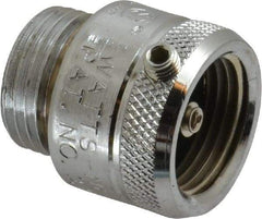 Watts - 125 Max psi, Chrome Plated Brass, Hose Connection Vacuum Breaker - EPDM Seal, Stainless Steel Spring, FIP X Hose End Connections - Exact Industrial Supply