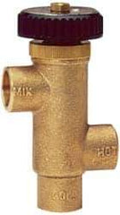Watts - 1/2" Pipe Lead Free Brass Water Mixing Valve & Unit - FNPT x FNPT End Connections - Exact Industrial Supply