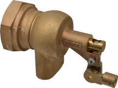 Watts - 2" Pipe, Bronze, Mechanical Float Valve - 165 psi, FPT x OVAL End Connections - Exact Industrial Supply