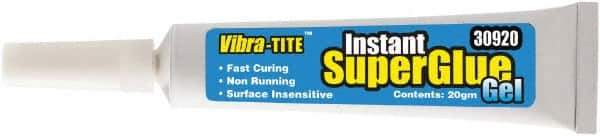 Vibra-Tite - 0.70 oz Tube Clear Instant Adhesive - Exact Industrial Supply