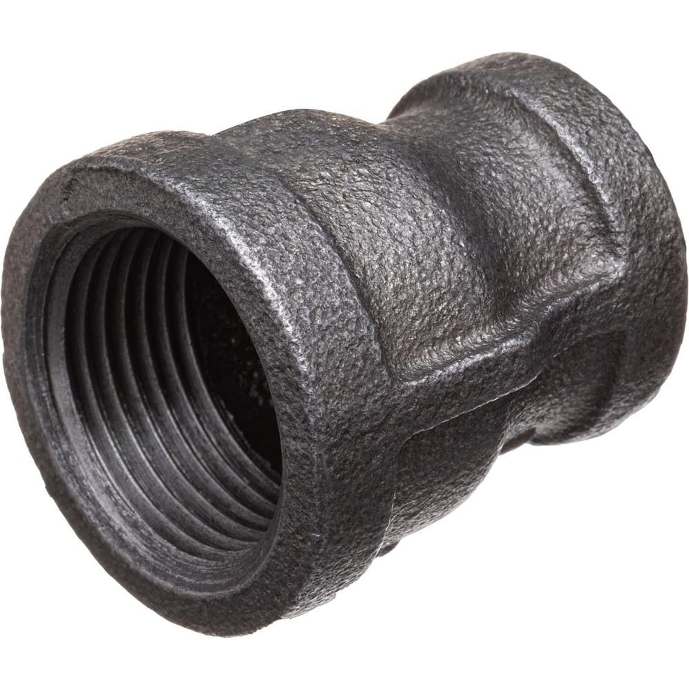 Black Pipe Fittings; Fitting Type: Reducing Coupling; Fitting Size: 6″ x 4″; Material: Malleable Iron; Finish: Black; Fitting Shape: Straight; Thread Standard: NPT; Connection Type: Threaded; Lead Free: No