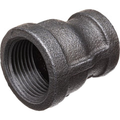 Black Pipe Fittings; Fitting Type: Reducing Coupling; Fitting Size: 3/4″ x 1/4″; Material: Malleable Iron; Finish: Black; Fitting Shape: Straight; Thread Standard: NPT; Connection Type: Threaded; Lead Free: No; Standards: ASME ™B1.2.1;  ™ASME ™B16.3;  ™UL