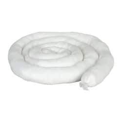 PRO-SAFE - 12 Gal, 10' Long, 3" Diam, Polypropylene Sock - Oil Only, White - Exact Industrial Supply