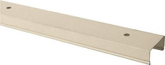 Wiremold - 1-1/2m Long x 1-29/32 Inch Wide, Steel Raceway - No Cover, 2 Channel, Ivory - Exact Industrial Supply