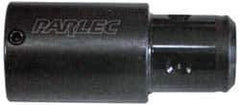 Parlec - 9/16" Tap Shank Diam, 0.421" Tap Square Size, 1/4" Pipe Tap, - 0.7" Projection, 1-1/4" Shank OD, Series Numertap 770 - Exact Industrial Supply