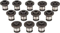 Parlec - #0 to 9/16 Inch Tap, Tapping Adapter Set - 3/4 Inch Ouside Shank Diameter, 1/4, 5/16, 3/8, 7/16, 1/2, 9/16, #0 #6, #8, #10, #12 Inch Tap, 1 Adapter - Exact Industrial Supply