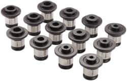 Parlec - 5/16 to 7/8 Inch Tap, Tapping Adapter Set - 1.22 Inch Ouside Shank Diameter, 5/16, 3/8, 7/16, 1/2, 9/16, 5/8, 11/16, 3/4, 13/16 Inch Tap, 2 Adapter - Exact Industrial Supply