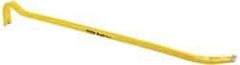 Stanley - 36" OAL Wrecking Bar - 1" Wide, Forged Steel - Exact Industrial Supply