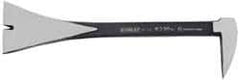 Stanley - 8" OAL Molding Pry Bar - 1-3/4" Wide, Steel - Exact Industrial Supply