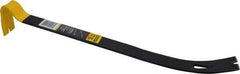 Stanley - 21" OAL Pry Bar - 1-3/4" Wide, Steel - Exact Industrial Supply