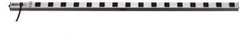 Tripp-Lite - 16 Outlets, 120 VAC15 Amps, 15' Cord, Power Outlet Strip - Floor, Keyhole Mount, 5-15 NEMA Configuration, 48" Strip - Exact Industrial Supply