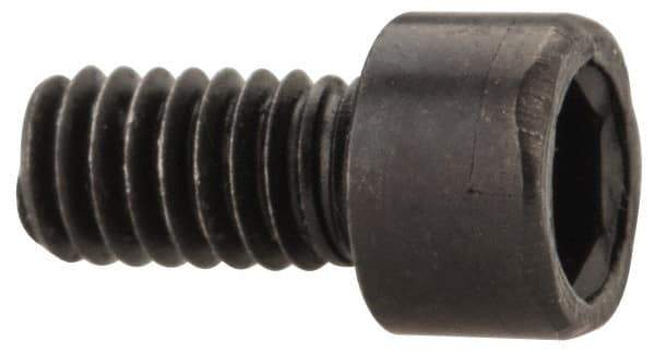 Value Collection - #2-64 UNF Hex Socket Drive, Socket Cap Screw - Alloy Steel, Black Oxide Finish, Fully Threaded, 3/16" Length Under Head - Exact Industrial Supply