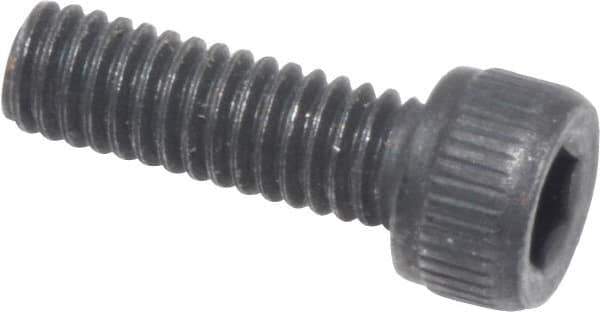 Value Collection - #3-56 UNF Hex Socket Drive, Socket Cap Screw - Alloy Steel, Black Oxide Finish, Fully Threaded, 5/16" Length Under Head - Exact Industrial Supply