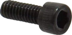 Value Collection - #4-48 UNF Hex Socket Drive, Socket Cap Screw - Alloy Steel, Black Oxide Finish, Fully Threaded, 5/16" Length Under Head - Exact Industrial Supply