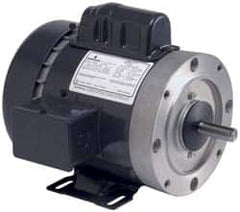 US Motors - 1/2 hp, TEFC Enclosure, No Thermal Protection, 1,725 RPM, 115/230 Volt, 60 Hz, Single Phase Permanent Split Capacitor (PSC) Motor - Exact Industrial Supply
